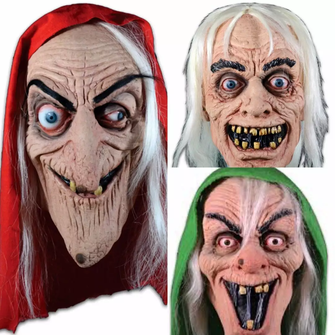 Trick Or Treat Studios EC Comic Collection Tales From The Crypt SET OF 3 WITCH KEEPER Halloween Mask 3 Trick Or Treat Studios EC Comic Collection Tales From The Crypt SET OF 3 WITCH KEEPER Halloween Mask